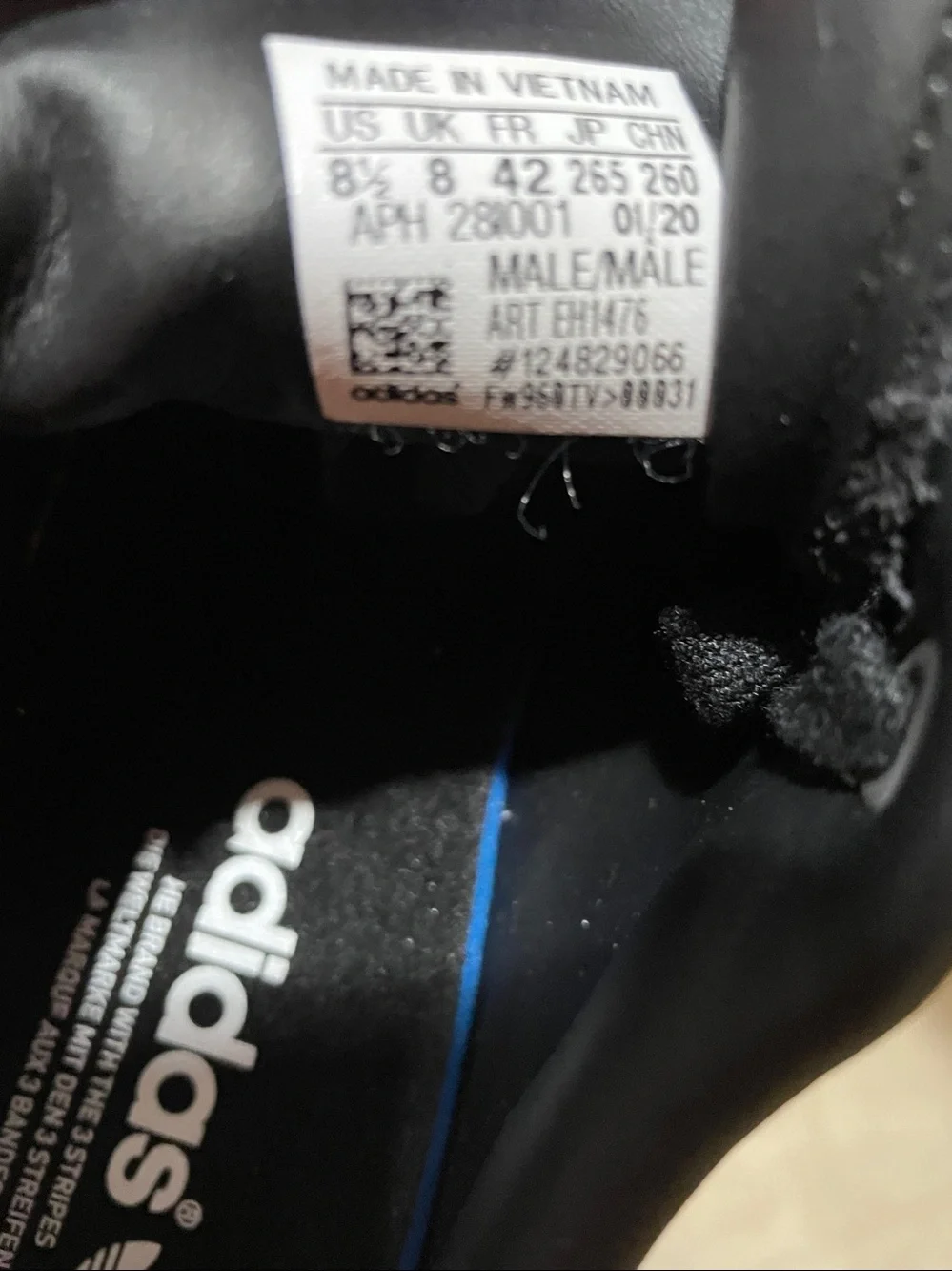 adidas Stan SmithBlack Leather Sneakers